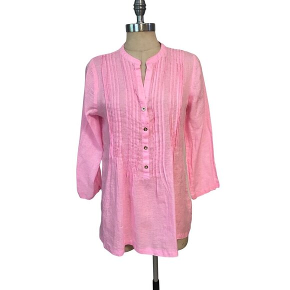 Lilly Pulitzer Sarasota Tunic Top in color Mandevilla Baby Small - Picture 2 of 6